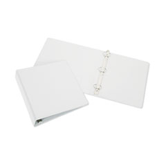 SKILCRAFT Round Ring View Binder, 3 Rings, 1.5