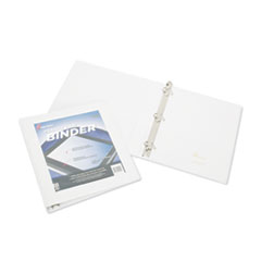 SKILCRAFT Framed Slant-D Ring View Binder, 3 Rings, 0.5