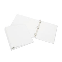 SKILCRAFT Round Ring View Binder, 3 Rings, 0.5