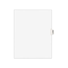 Avery-Style Preprinted Legal Side Tab Divider, 26-Tab, Exhibit E, 11 x 8.5, White, 25/Pack, (1375)