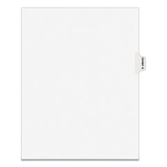 Avery-Style Preprinted Legal Side Tab Divider, 26-Tab, Exhibit D, 11 x 8.5, White, 25/Pack, (1374)