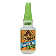 Super Glue Gel, 0.53 Oz, Dries Clear, 4/carton