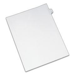 Preprinted Legal Exhibit Side Tab Index Dividers, Allstate Style, 26-Tab, D, 11 X 8.5, White, 25/pack