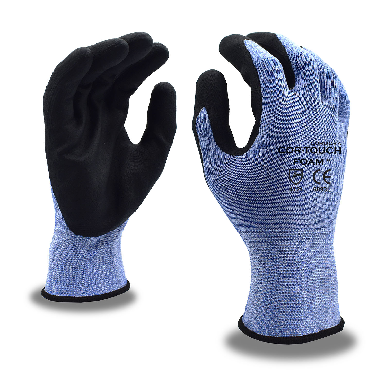 COR-TOUCH FOAM™;Microfoam Nitrile Coating; Foam: #6893 - Cordova Safety Products