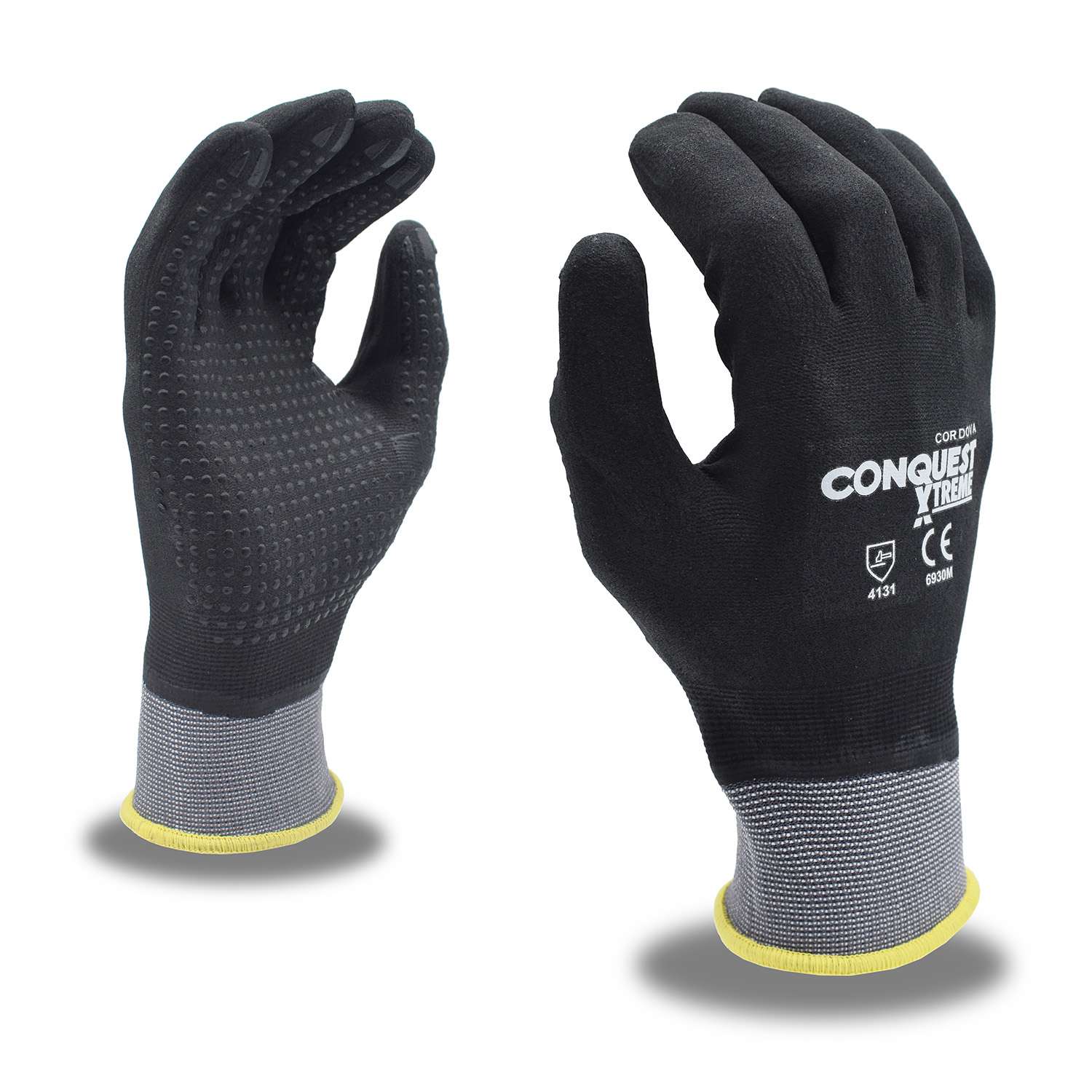 Conquest Xtreme™; Nitrile; Foam; Dots: #6930 - Cordova Safety Products