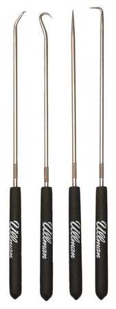PICK/HOOK SET STL SHFT PLSTC GRPS PK4