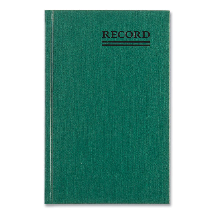 Emerald Series Account Book, Green Cover, 9.63 X 6.25 Sheets, 200 Sheets/book