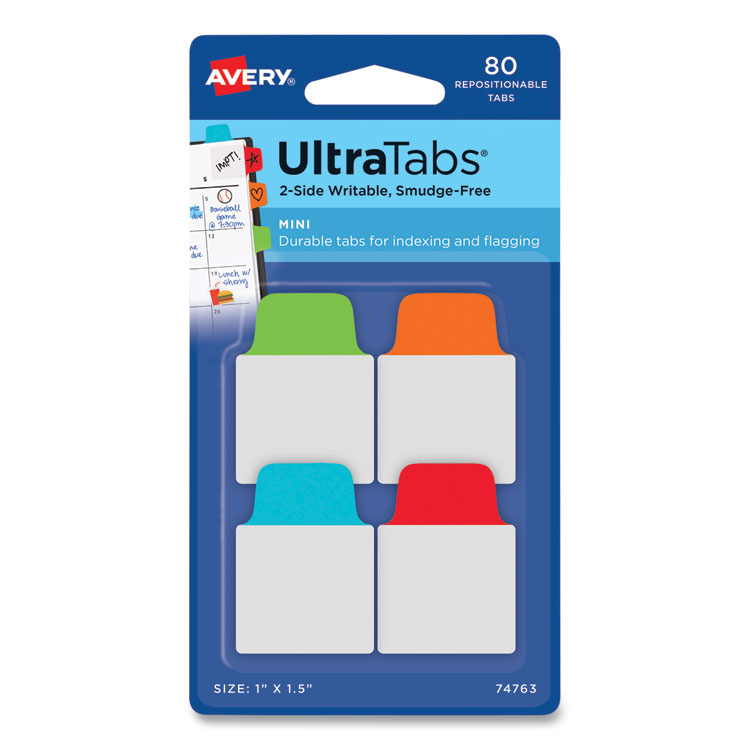 Ultra Tabs Repositionable Tabs, Mini Tabs: 1