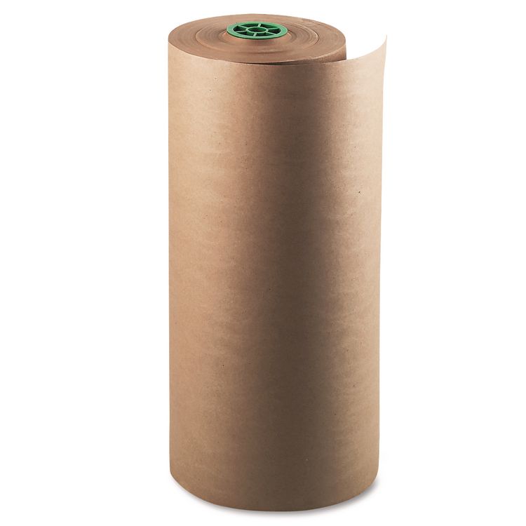 Kraft Paper Roll, 50 lb Wrapping Weight, 24