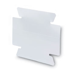 Viewables Hanging Folder Tabs and Labels, Quick-Fold Tabs with Labels, 1/3-Cut, White, 3.5