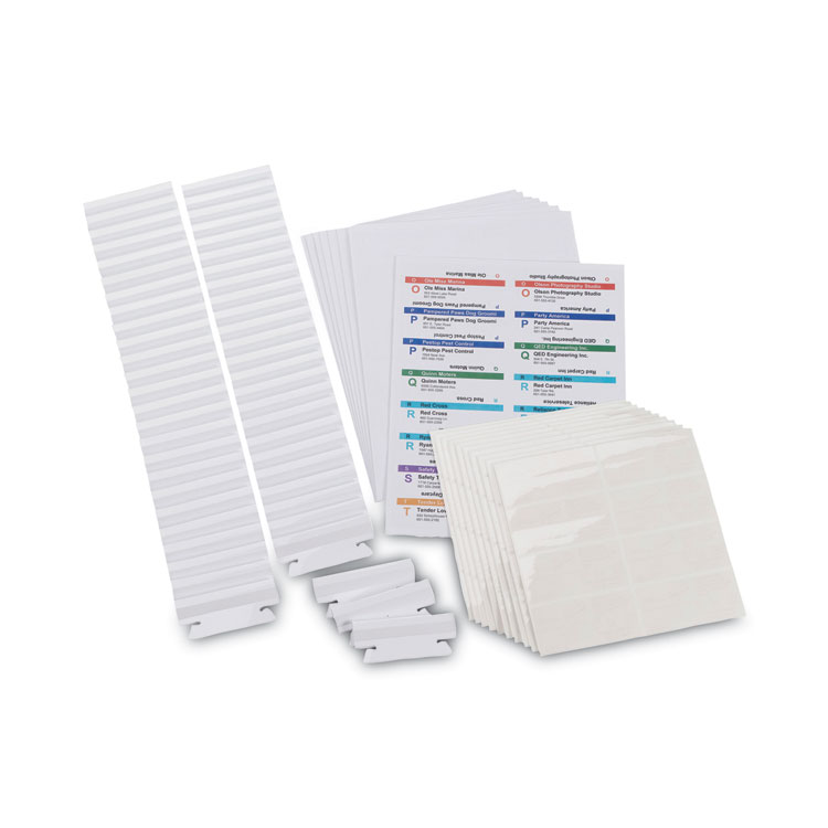 Viewables Hanging Folder Tabs and Labels, Complete Bulk Pack Refill, 1/3-Cut, Assorted Colors, 3.5