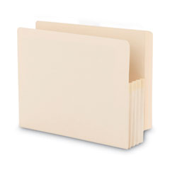 Manila End Tab File Pockets, 3.5