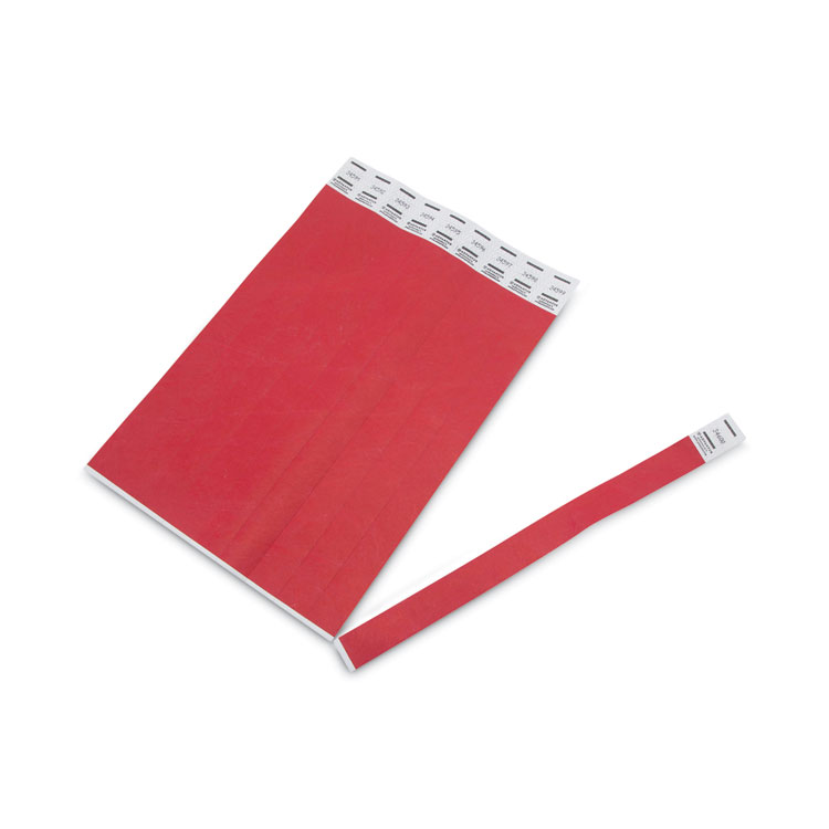 Crowd Management Wristbands, Sequentially Numbered, 10