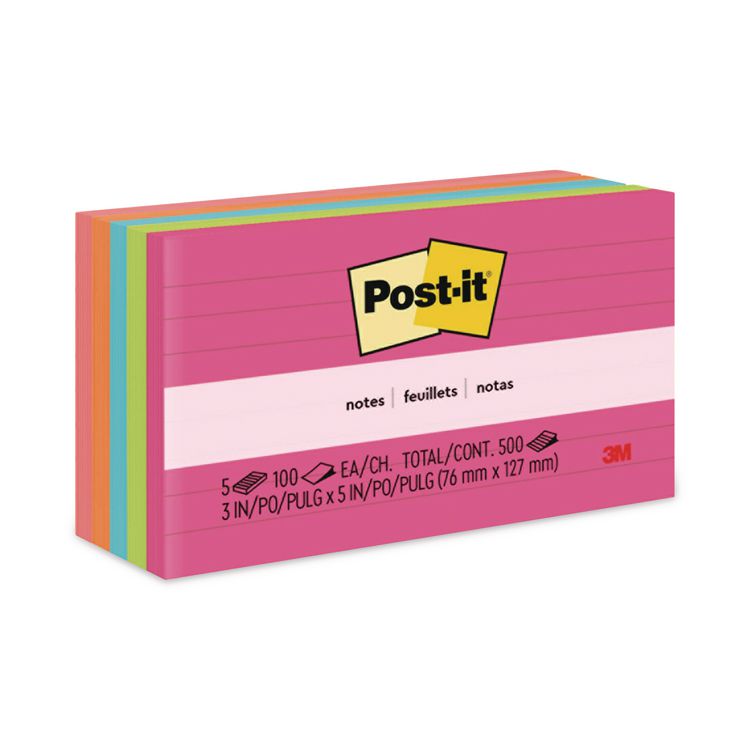 Original Pads in Poptimistic Collection Colors, Note Ruled, 3