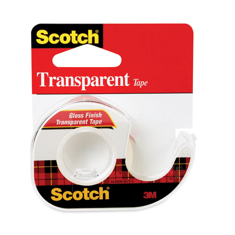 Transparent Tape In Handheld Dispenser, 1