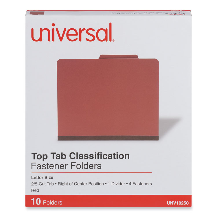 Four-Section Pressboard Classification Folders, 2