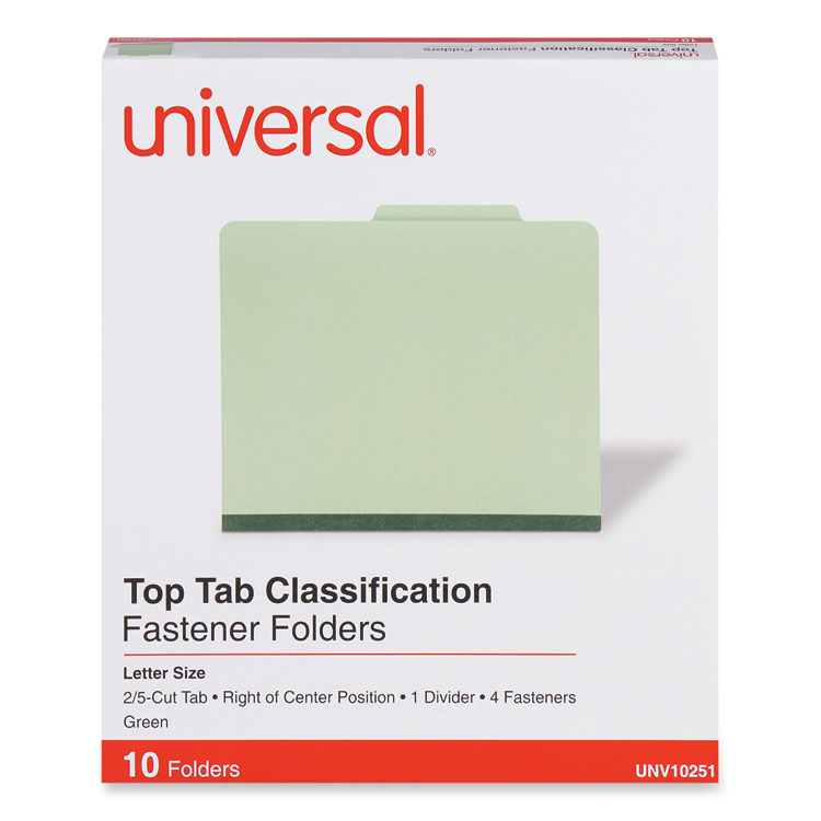 Four-Section Pressboard Classification Folders, 2