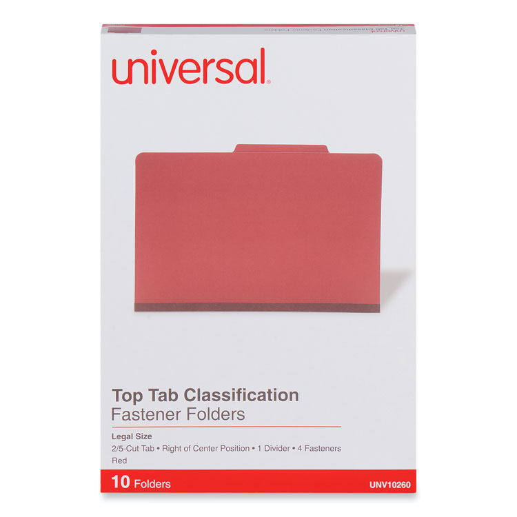 Four-Section Pressboard Classification Folders, 2