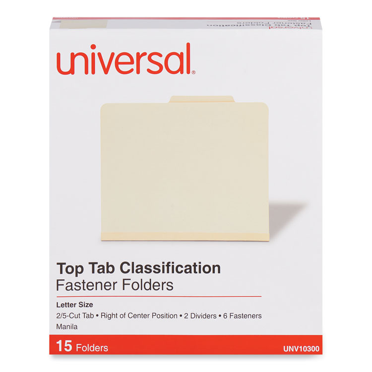Six-Section Classification Folders, 2