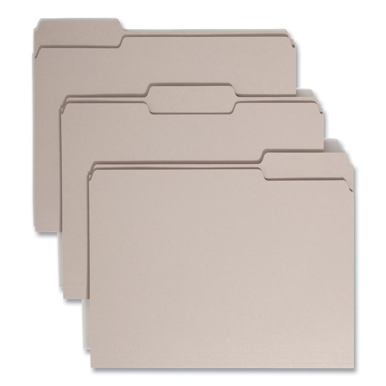 Colored File Folders, 1/3-Cut Tabs: Assorted, Letter Size, 0.75