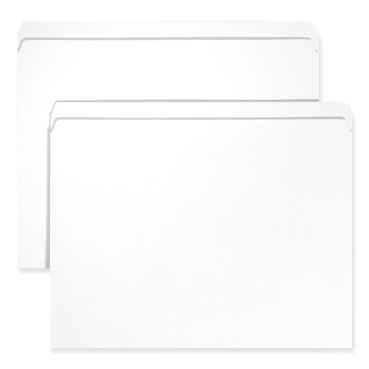 Reinforced Top Tab Colored File Folders, Straight Tabs, Letter Size, 0.75
