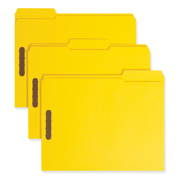 Top Tab Colored Fastener Folders, 0.75