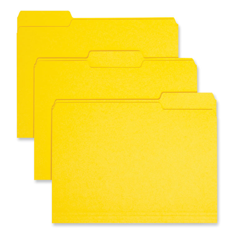 Interior File Folders, 1/3-Cut Tabs: Assorted, Letter Size, 0.75