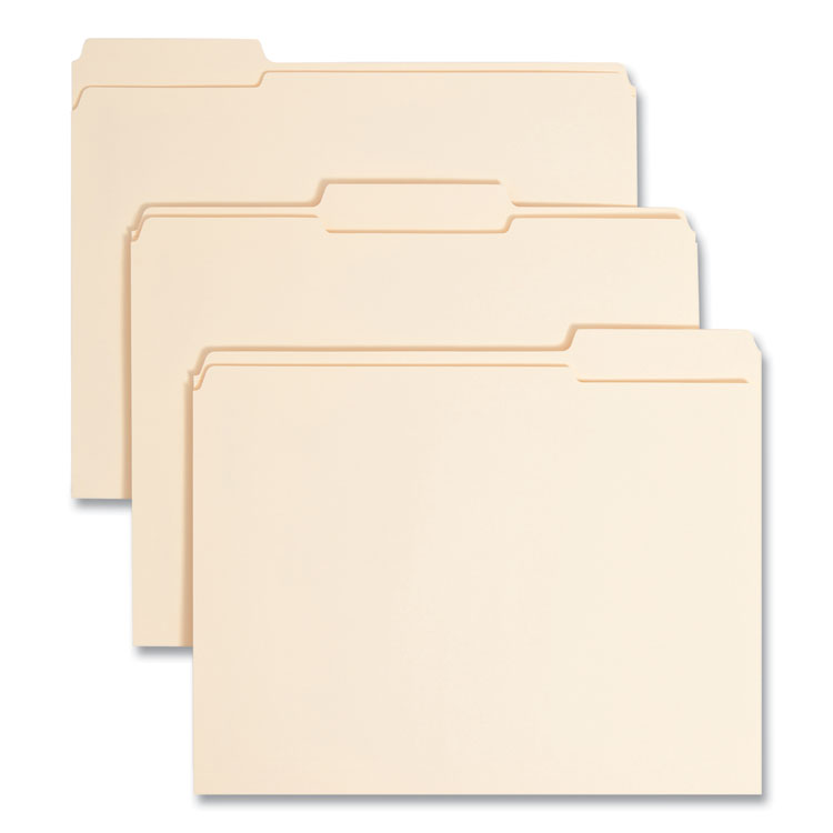 Top Tab Fastener Folders, 1/3-Cut Tabs: Assorted, 0.75