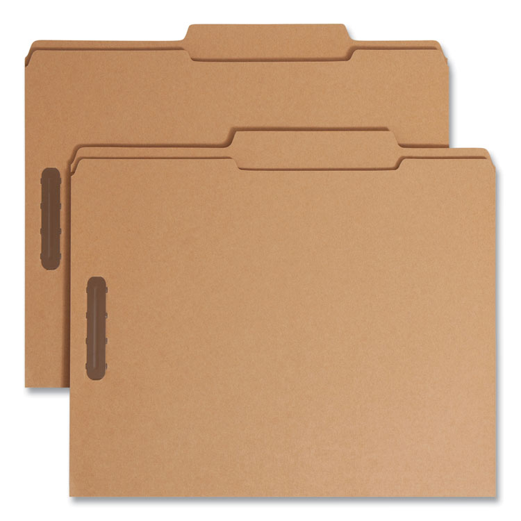 Top Tab Fastener Folders, Guide-Height 2/5-Cut Tabs, 0.75