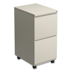 File Pedestal With Full-Length Pull, Left Or Right, 2 Legal/letter-Size File Drawers, Putty, 14.96