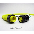 Molex Quick-Change® Cordset, Single-End, Single Keyway, Straight, 6 ft. cable