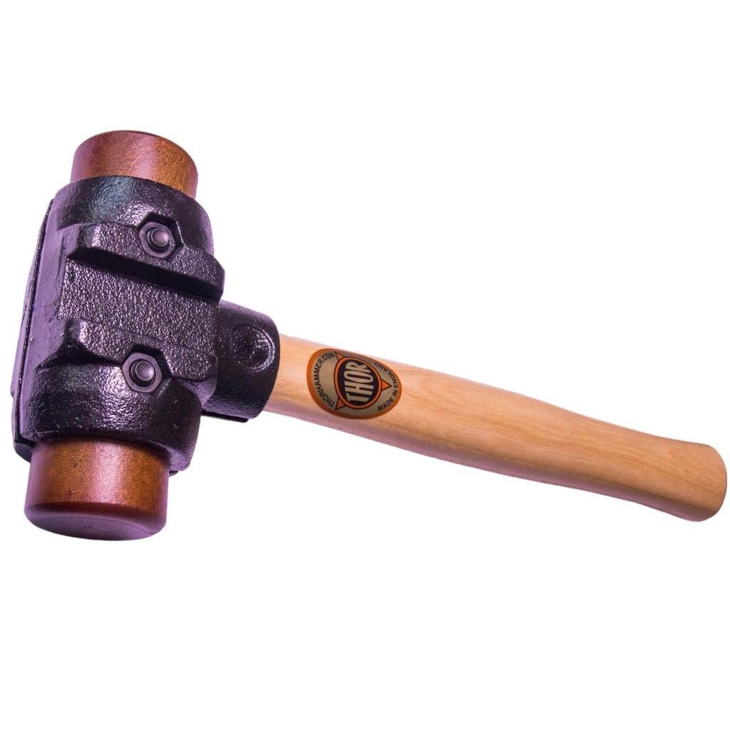 THOR RAWHIDE SPLIT HEAD HAMMER; SIZE 5