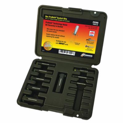 Bondhus® SET BIT SKT IMPRL 5/32 TO 5/8IN 9 STL