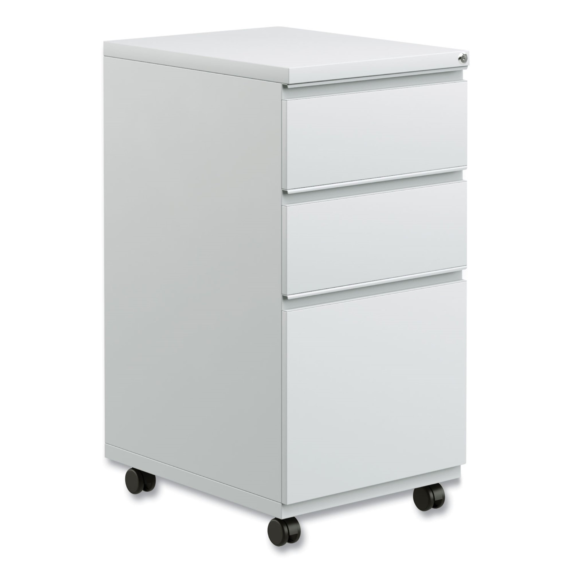 ALERA Pedestal File w/Full-Length Pul,3-Drawer