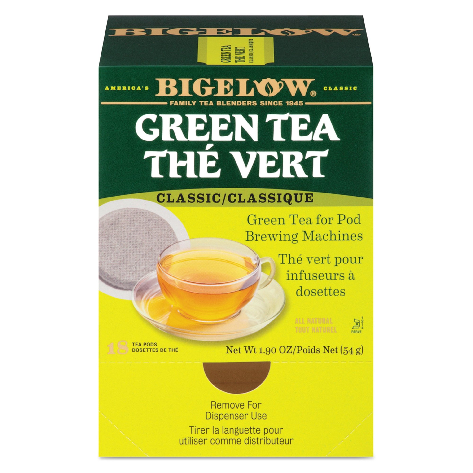 BIGELOW Tea,Green,Pod,PK18