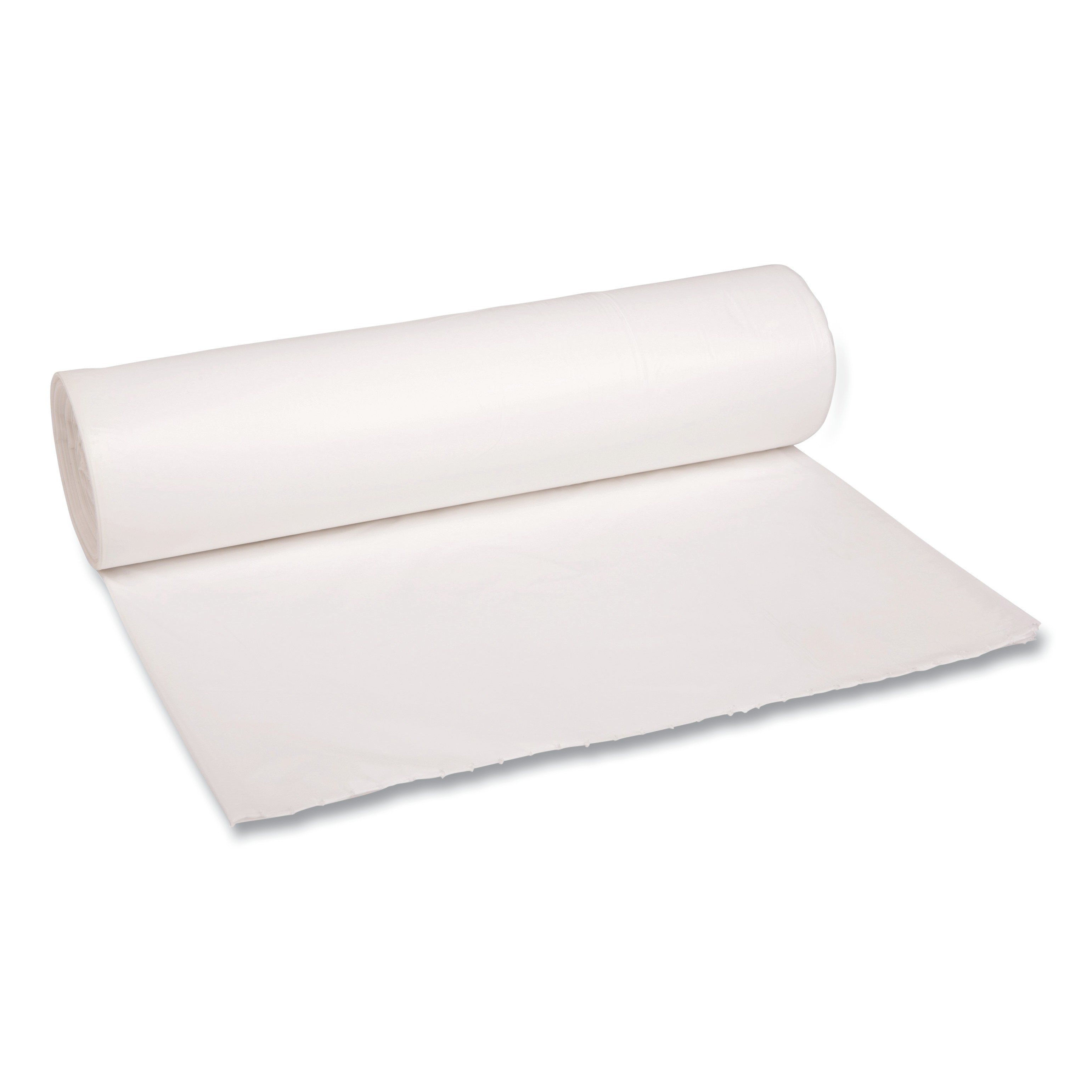 BOARDWALK Can Liner,56gal.,0.6mil,White,PK100