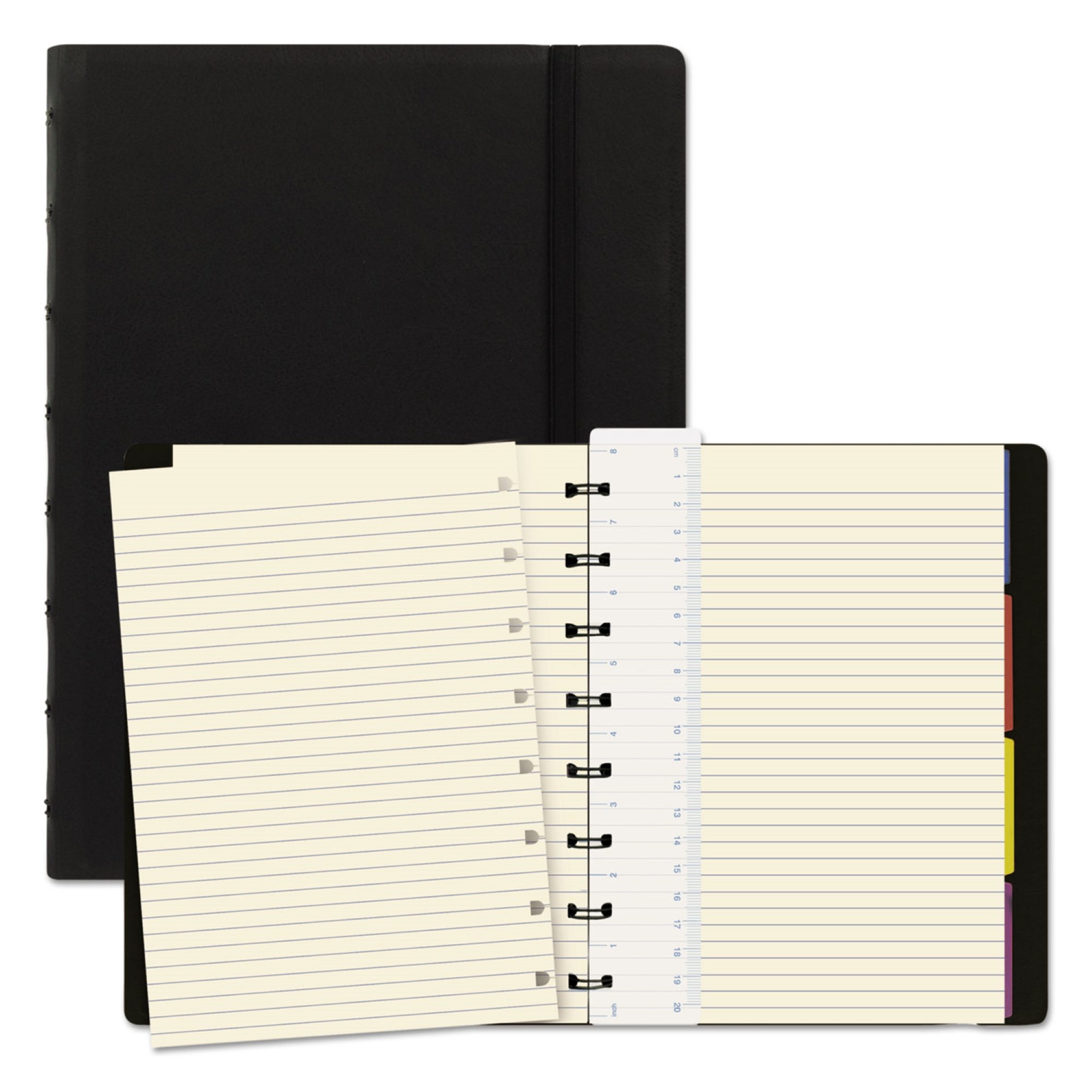 FILOFAX Notebook,A5 Size Filofax,Black