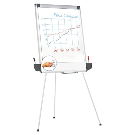 UNIVERSAL Tripod Style Dry Erase Easel,29x41