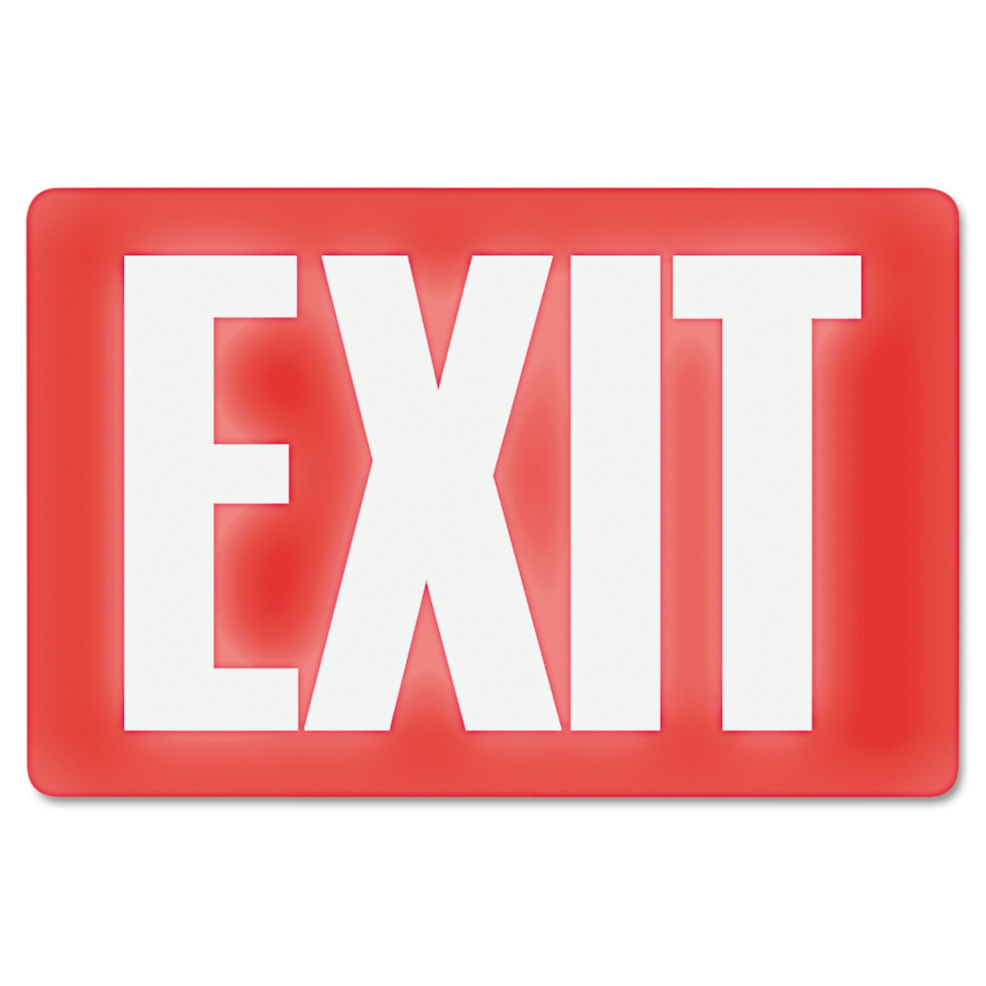 HEADLINE SIGN Glow In The Dark Sign,8x12,Red Glow,
