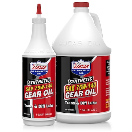 LUCAS OIL Synthetic Sae75W-140 Trans and Diff Lube