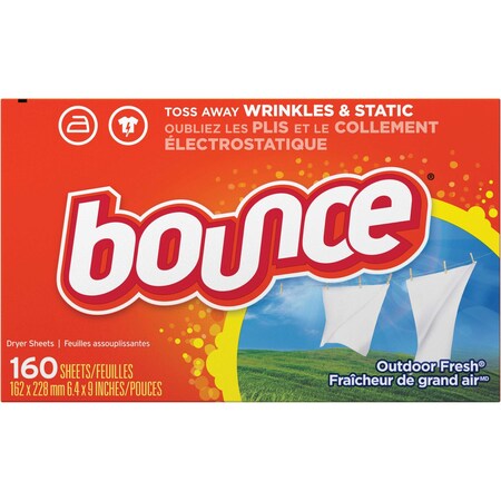 PROCTER & GAMBLE Sheets;Dryer;Bounce;PK160
