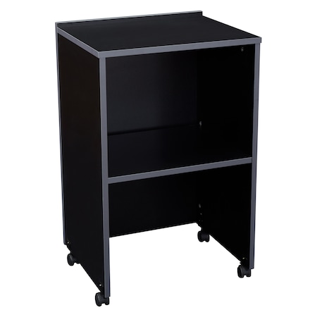 OKLAHOMA SOUND Lectern,33.75 in H,Black