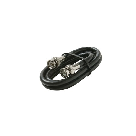 STEREN BNC-BNC RG6 cULus Cable Black, 12ft