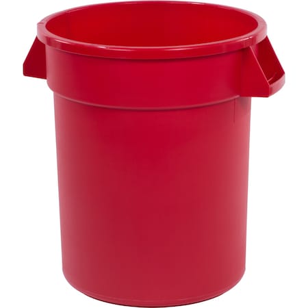 BRONCO Trash Can,20 gal Bronco Rnd Trsh Can Re