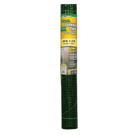 YARDGARD Hardware Cloth,19 ga.,2 ft.X5 ft.,Grn
