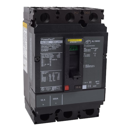 SQUARE D Circuit Brkr,PowerPact H,thermal magne