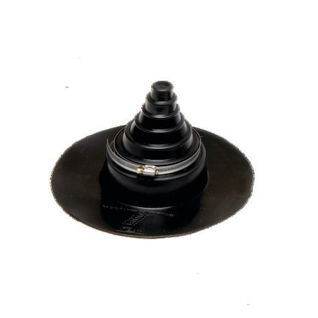 PORTALS PLUS Roof Flashing With Adhesive Tape Ring,Me
