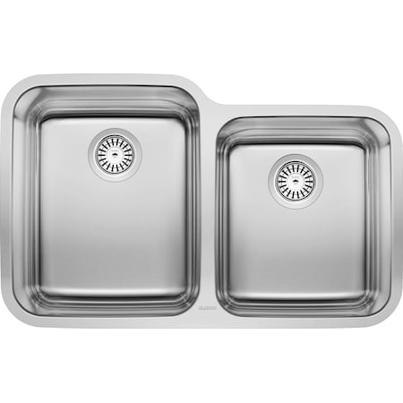 BLANCO Stellar Undermnt,SS 1.75 Dbl Basin Sink