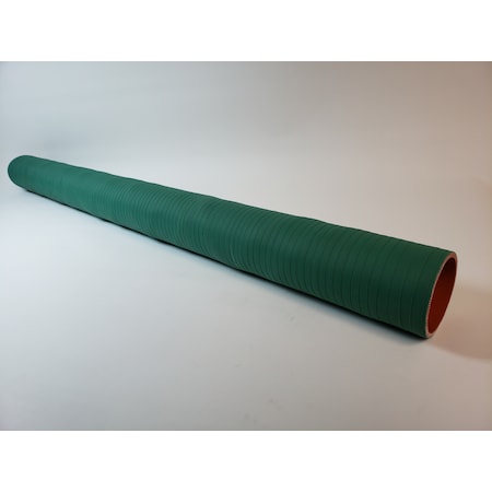 DETROIT FLEX DEFENSE Hose,Coolant,Silicone,Green,3-1/8&x36&