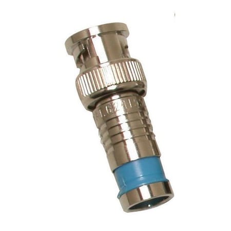 ECLIPSE TOOLS BNC Connector,RG6 Quad,PK50